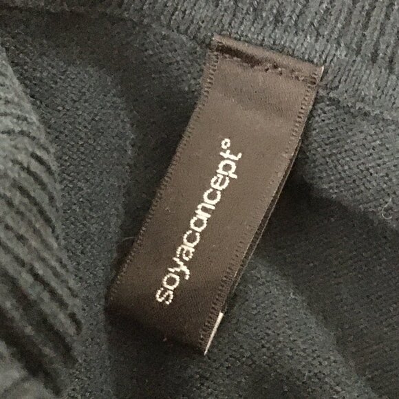 Soya Concept Dark Green Cowl Neck Sweater - Picture 6 of 13